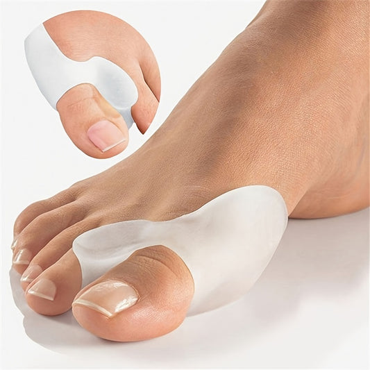 2pcs Toe Separator, Feet Bone Thumb Adjuster, Pedicure Supplies, Foot Care Tool, Only Fit Night/ Home Use, Long-term Use And Replace Regularly