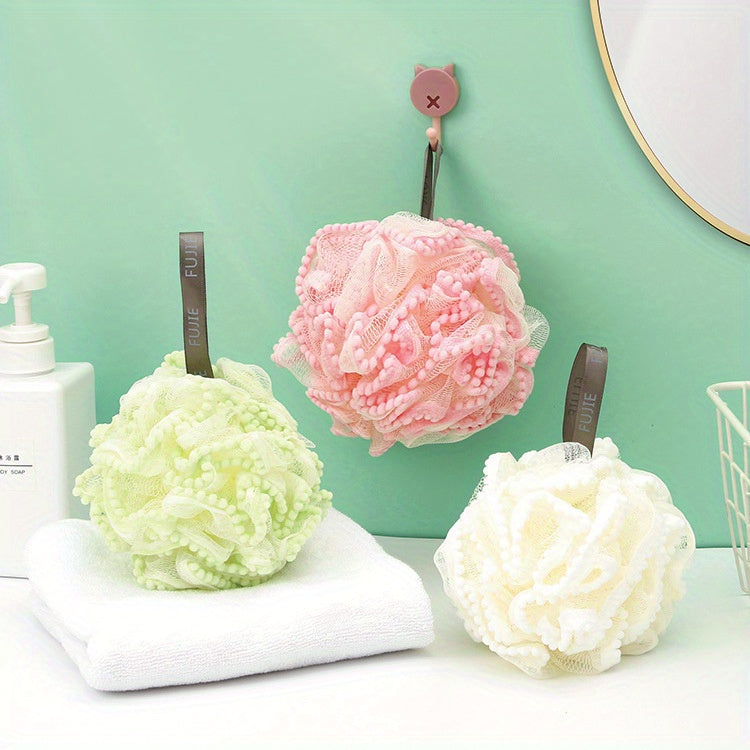 Bath Ball, Bath Flower, Bubble Bath Ball, Super Soft, Female, Large, Cute, Non-separable, High-grade, Dual-purpose Bath Products