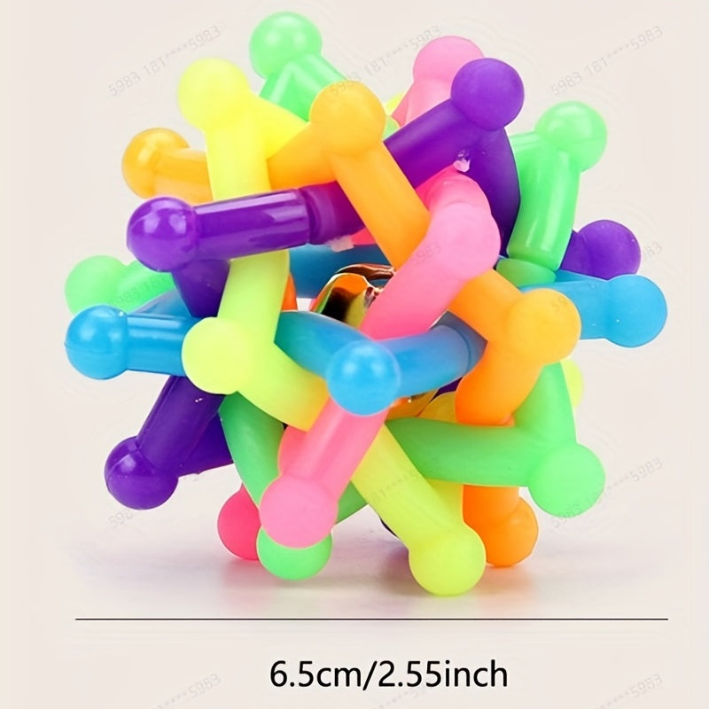 Interactive Pet Ball Toy - Fun Training & Teeth Cleaning for Dogs with Squeaky Sounds!