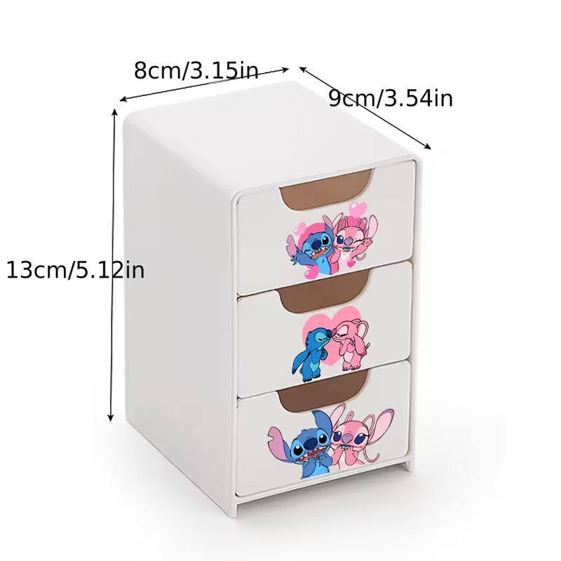 Stitch 3-Layer Desktop Storage Box