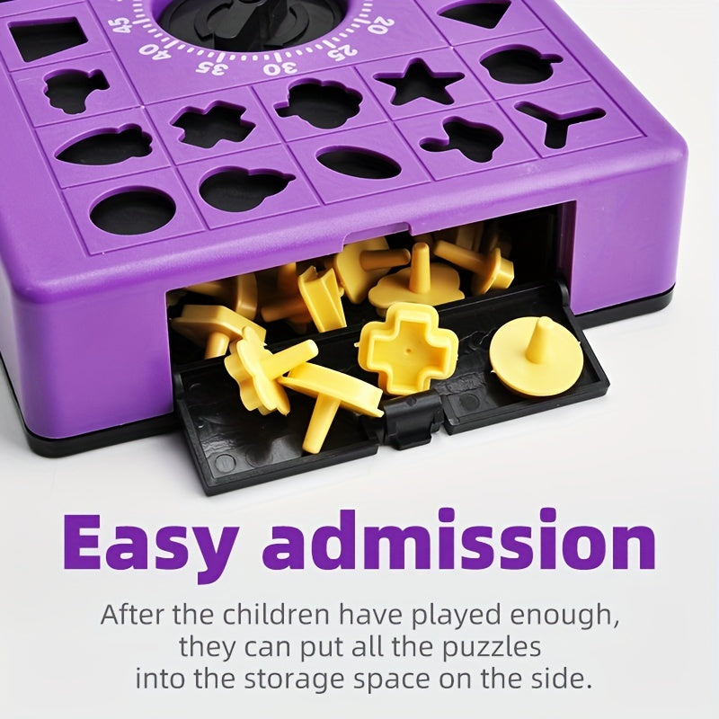 Timing Puzzle Toy, Winning Fingers Shape Toy Puzzle Game, Pop Up Board Game With Shape Puzzles, Two Players Concentration Games Puzzle Board Matching Game, Educational Toys Halloween Christmas Gift