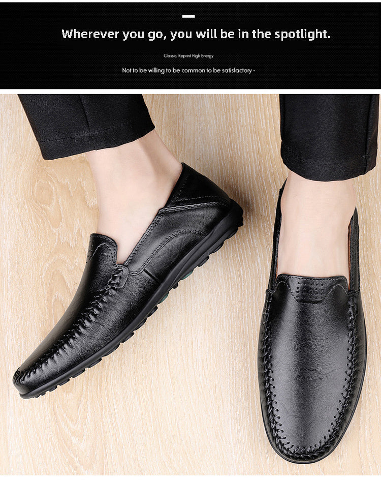 Men's Business Casual Shoes Comfortable Breathable Stitched