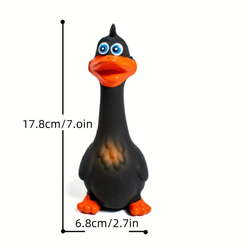 Durable and Entertaining Pet Squeaky Latex Chicken Chew Toy for Dogs