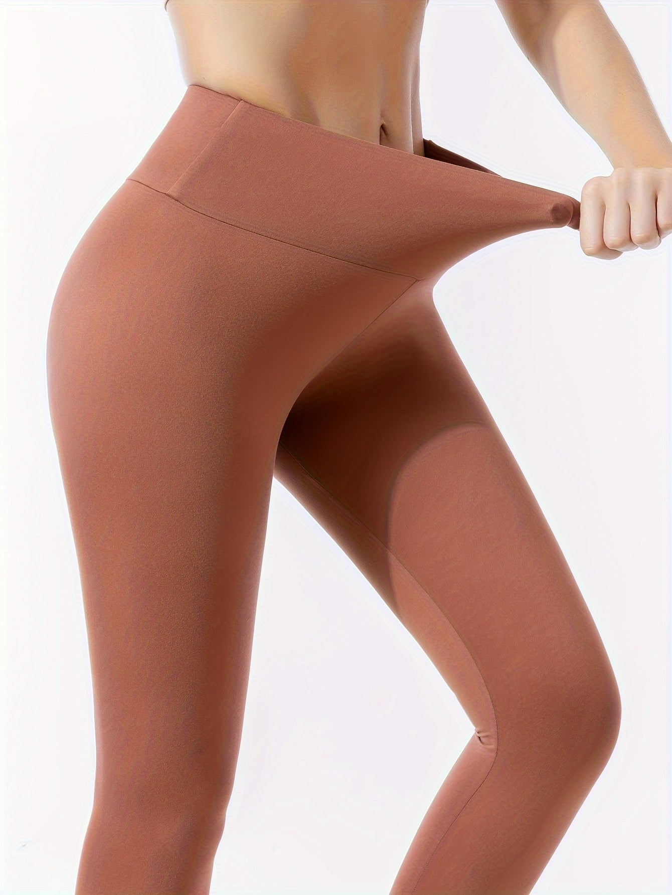 High Waist Yoga Pants with Booty Scrunch, Stretchy Fitness Leggings for Women, Activewear for Workout and Gym, Hip Lifting Benefits