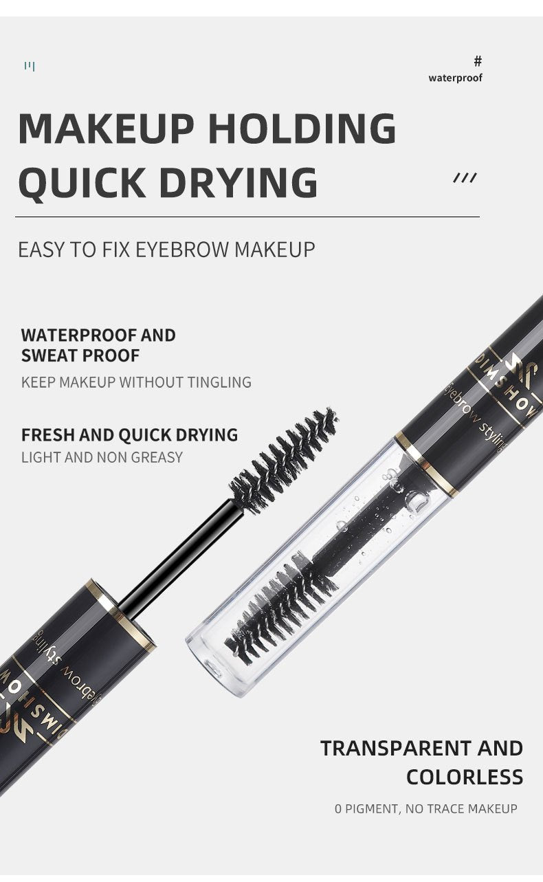 DIMSHOW Waterproof Eyebrow Gel - Smudge-Proof, Long-Lasting Hold for a Natural Look - Ideal Valentines Day & Mothers Day Gift for Women - Sweat-Resistant, Flawless Eyebrow Setter