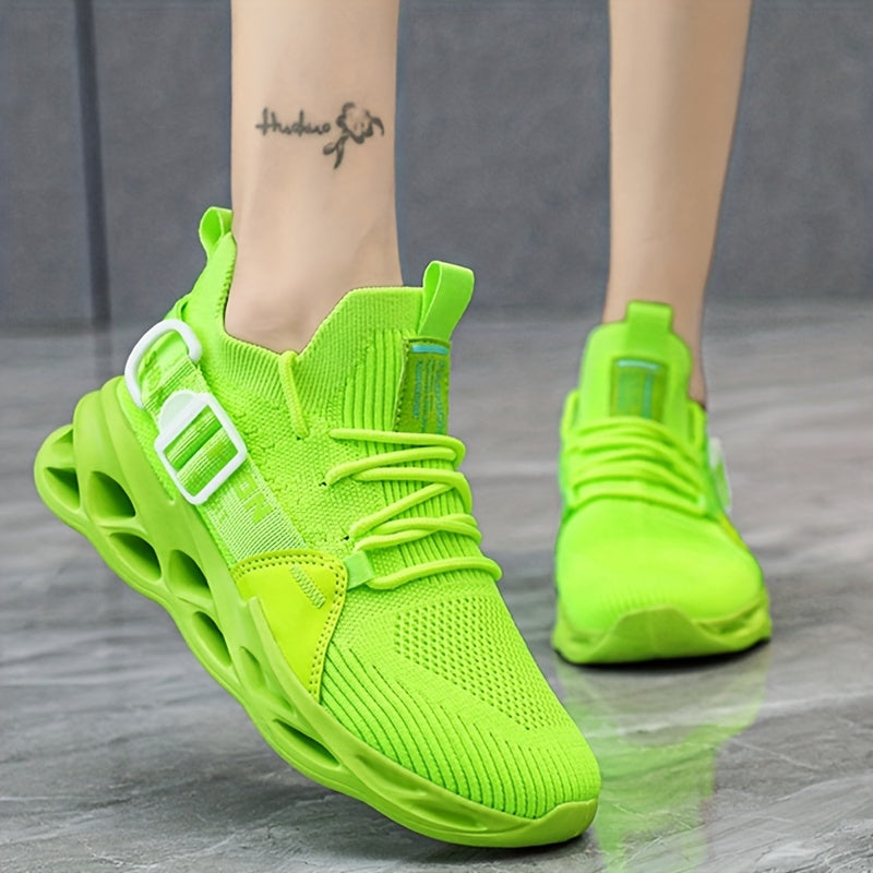 Women's Breathable High Impact Sneakers with Blade Type Lace Up and Thick Sole Koningsdag/King's Day