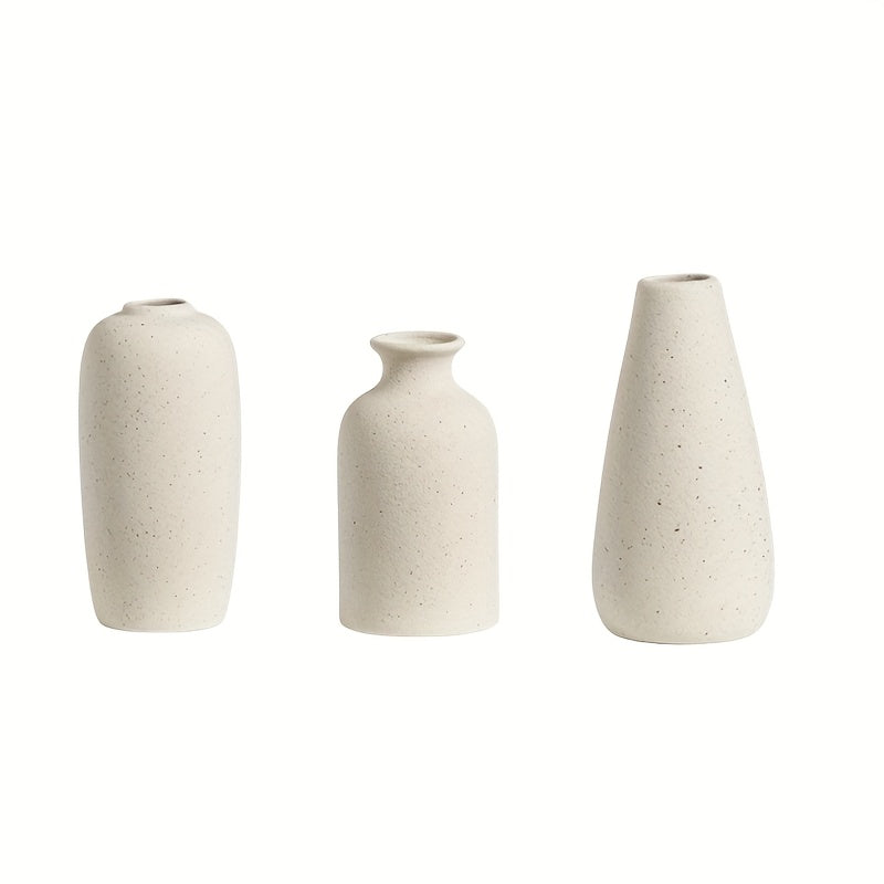 1pc Distinctive Rustic Ceramic Vase - Ideal Farmhouse Accent for Elevating Living Rooms, Mantels, Shelves & Entryways with Timeless Charm