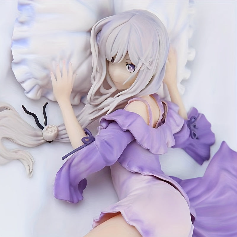 Anime Sleeping Girl Figurine - Collectible Pvc Animation Movie Character Toy, Perfect For Desk & Car Decor, Ideal Gift For Anime Fans, Ages 18+
