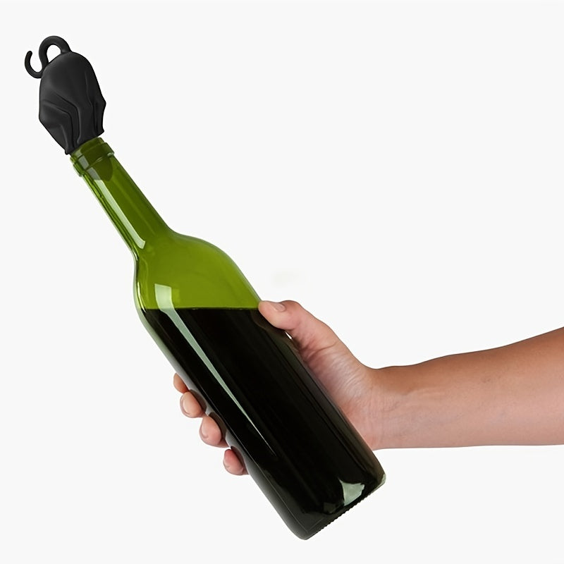 Cute Kitten-Shaped Silicone Wine Bottle Stopper - Keep Your Wine Fresh and Sealed!