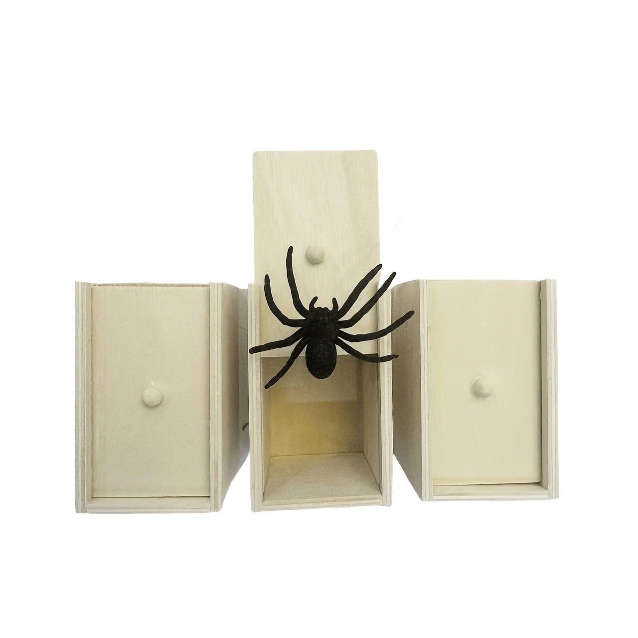 Original Spider Prank Box, Fun Toy Box, Hilarious Christmas Halloween Surprise Gift and Practical Joke Kit - Amaze Your Family and Friends with This Creative Handmade Funny Fake Spider Box!
