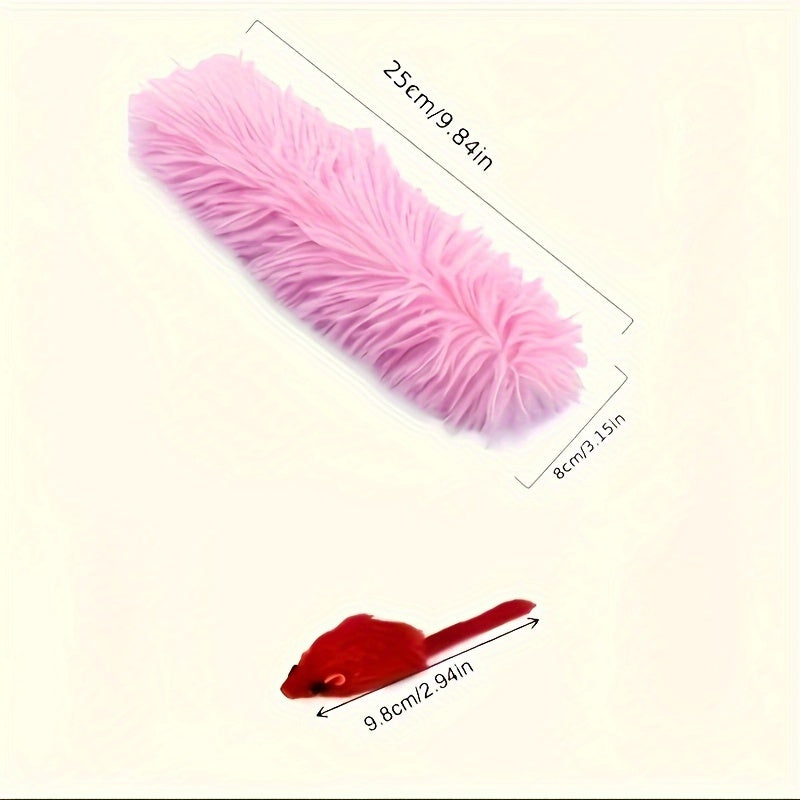 1pc Cat Kicking Toy With Sand Sound For Indoor Cats - Promotes Exercise And Playfulness