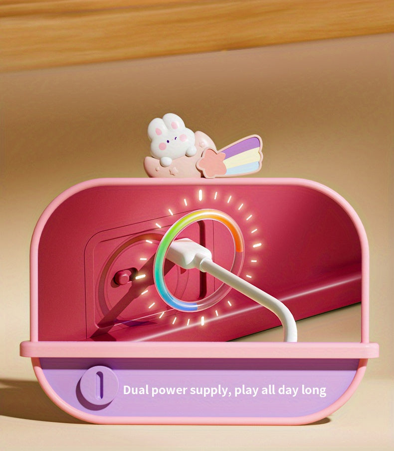 Claw Machine Toy, Party Clip Doll Gashapon Machine, Home Light And Music Two Power Supply Modes, Birthday Gift For Boys And Girls, Christmas Gift, Send 10 Dolls, 10 Capsule Eggs, Power Supply Line