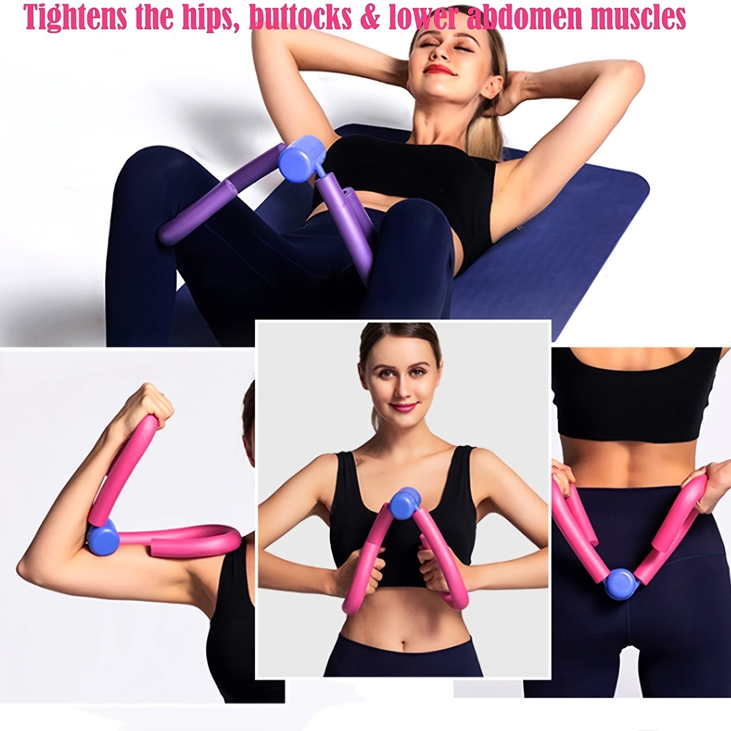 Thigh Master Inner Thigh Exercise Equipment For Women Postpartum Recovery, Thigh Workout Equipment For Home Gym Yoga Sport (1pc/30CM Thickness)