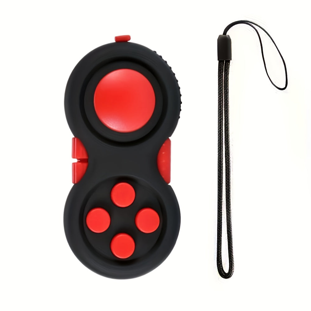 Fidget Pad With 8 Fidget Functions, Fidget Controller Stress Reducer, Fidget Toy Cube Relieves Stress And Anxiety Toys Christmas, Halloween, Thanksgiving Day easter gift