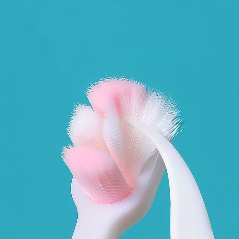 [Soft Silicone Toothbrush] Super Soft Silicone Baby Toothbrush For Toddlers 0-3 Years | Cute Cartoon Design, Gentle Cleaning For Sensitive Teeth