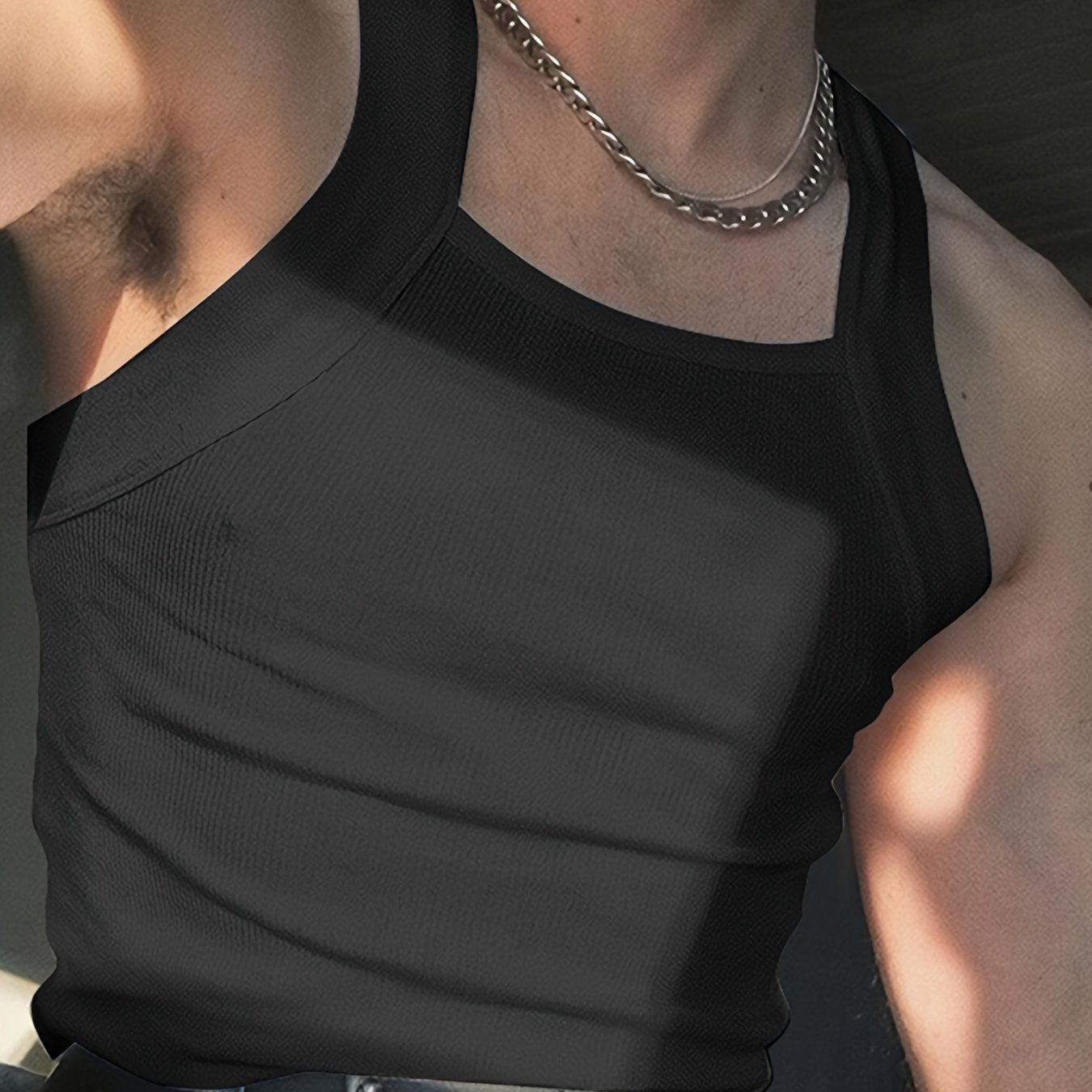INCERUN Men White Tank Tops O-neck Sleeveless Vacation Casual Vests Streetwear Skinny Party Fashion Men Tops