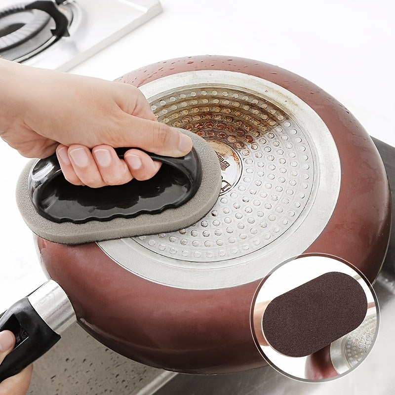 1pc Kitchen Magic Sponge Brush: Strong Decontamination for Pots, Pans, Grinders & Knives!