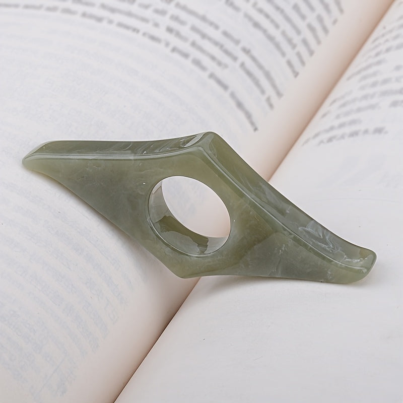 1pc Resin Bookmark Book Stand Reading Aid Creative Thumb Book Support