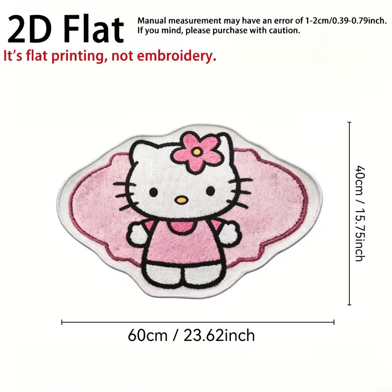 Hello Kitty Comfortable Crystal Velvet Rug