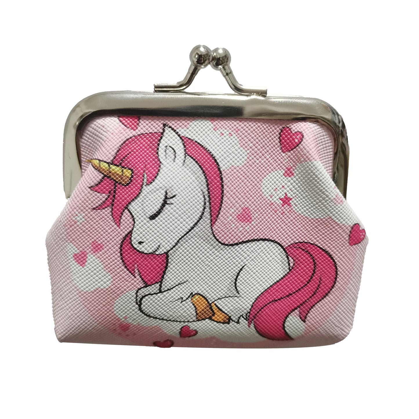 Girls Cute Cartoon Unicorn Print Creative Coin Purse Mini Wallet Holiday Gift