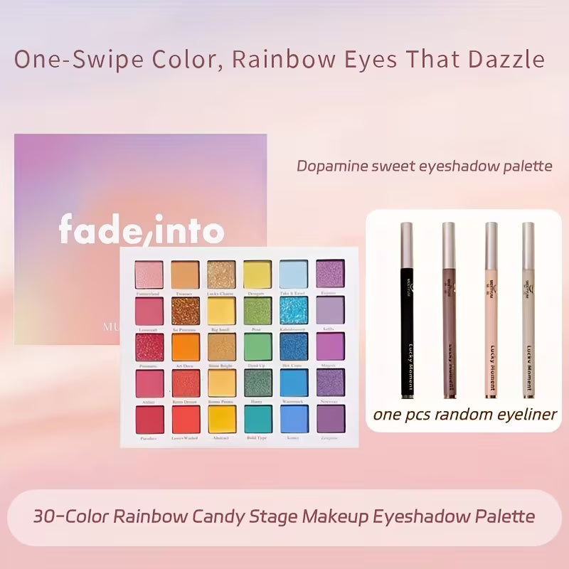 30 Rainbow Eyeshadow
