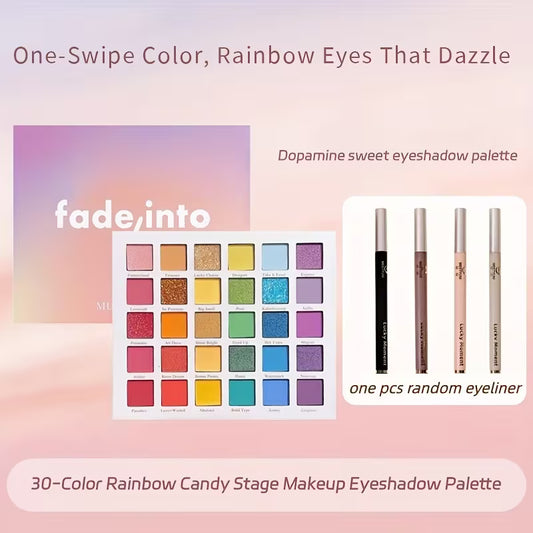 30 Rainbow Eyeshadow