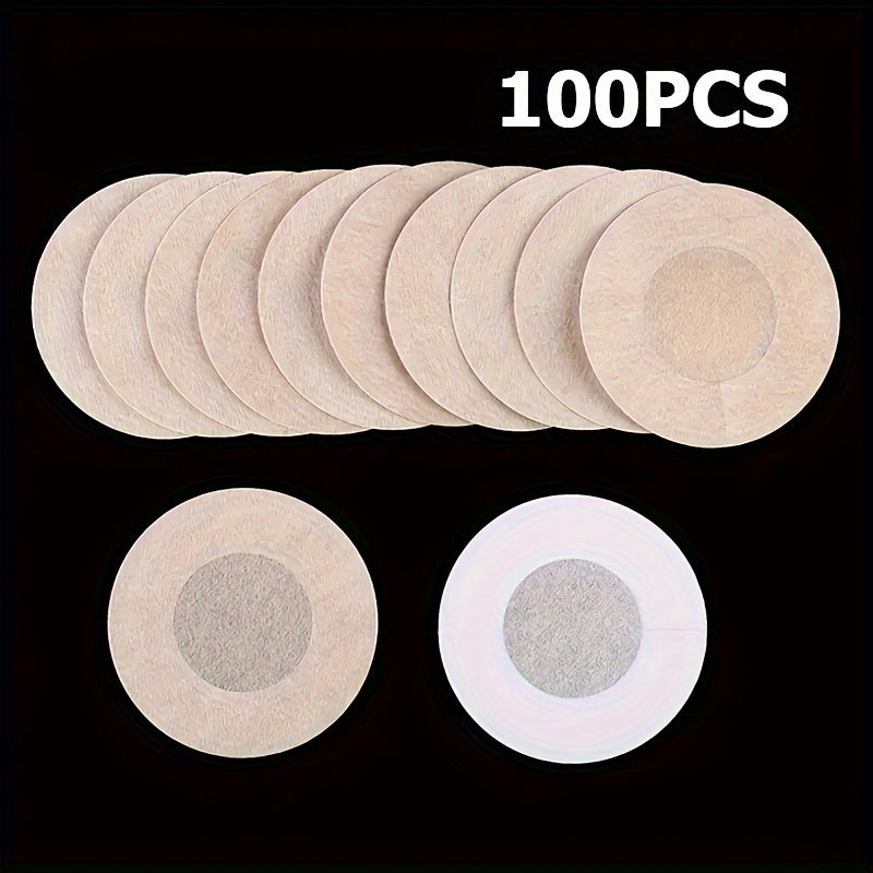 10/20/50/100pcs Disposable Invisible Nipple Covers - Ultra-Thin Breathable Non- Fabric, Anti-Convex Point Design, Round & Flower Shapes for Seamless Under Clothing, Women's Fashion & Lingerie Accessories, Discreet Underwear,