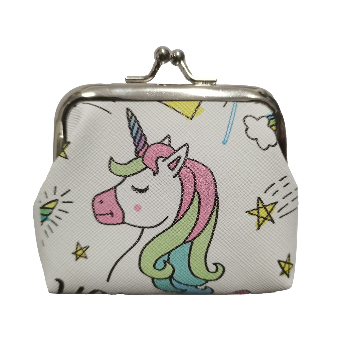 Girls Cute Cartoon Unicorn Print Creative Coin Purse Mini Wallet Holiday Gift