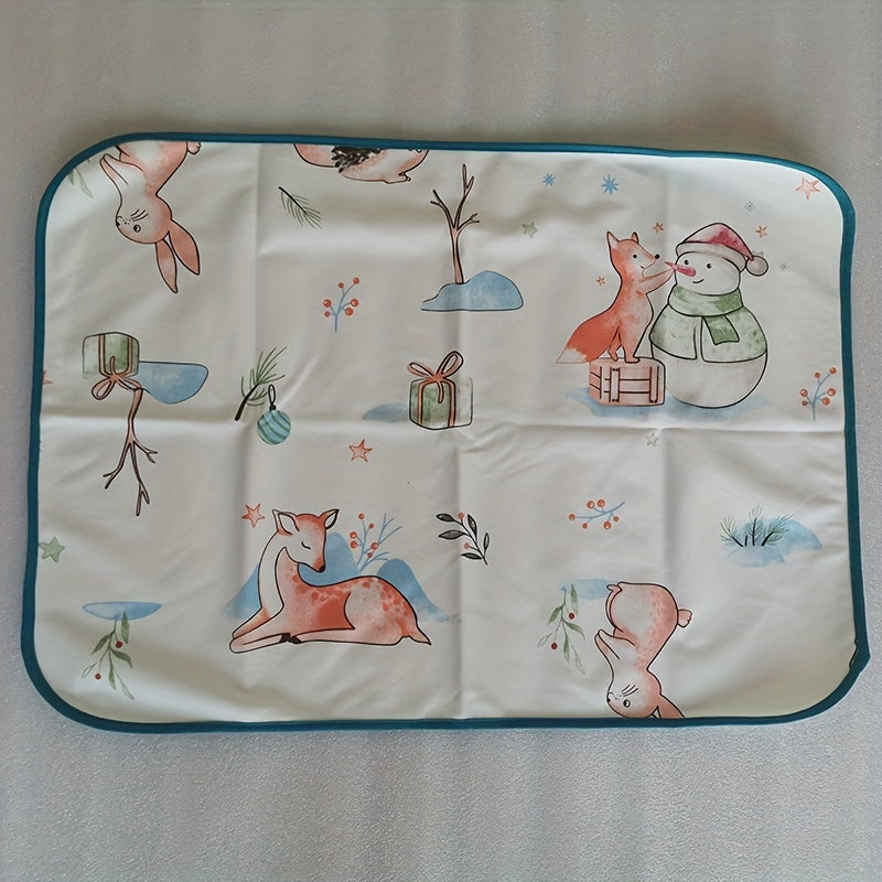 Baby Cotton Diaper Pad, Waterproof Breathable Washable Diaper Pad For 0-2 Years Old