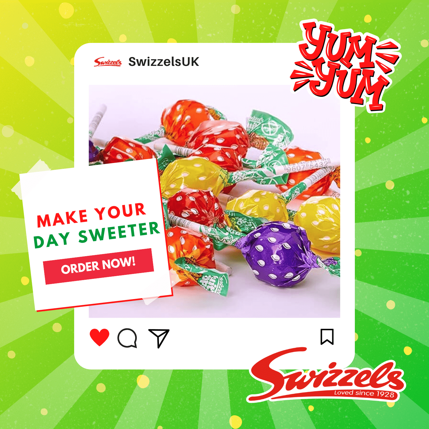 Swizzels Fruity Pops, Lollipops Bulk, Lollies Sweets Bulk, Bulk Sweets, Swizzels Sweet, Sweet for Party Bags, Multipack Sweeties, Wrapped Sweeties, Candy Multipack, Wholesale Candies, 100pcs