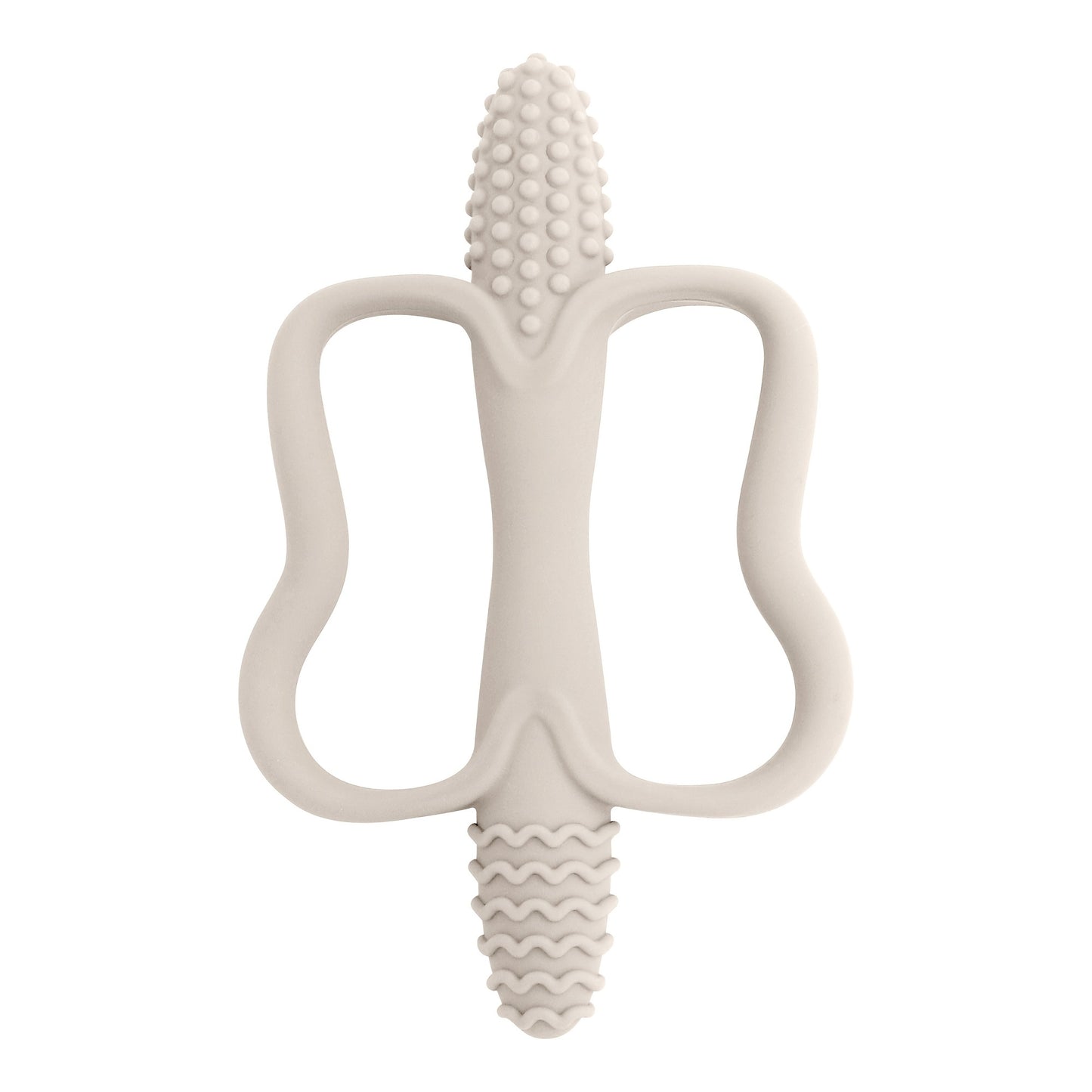 [Silicone Teether] Silicone Baby Toy Teether with Handle | Integrated Corn-Shaped Teether, Available in 6 Colors