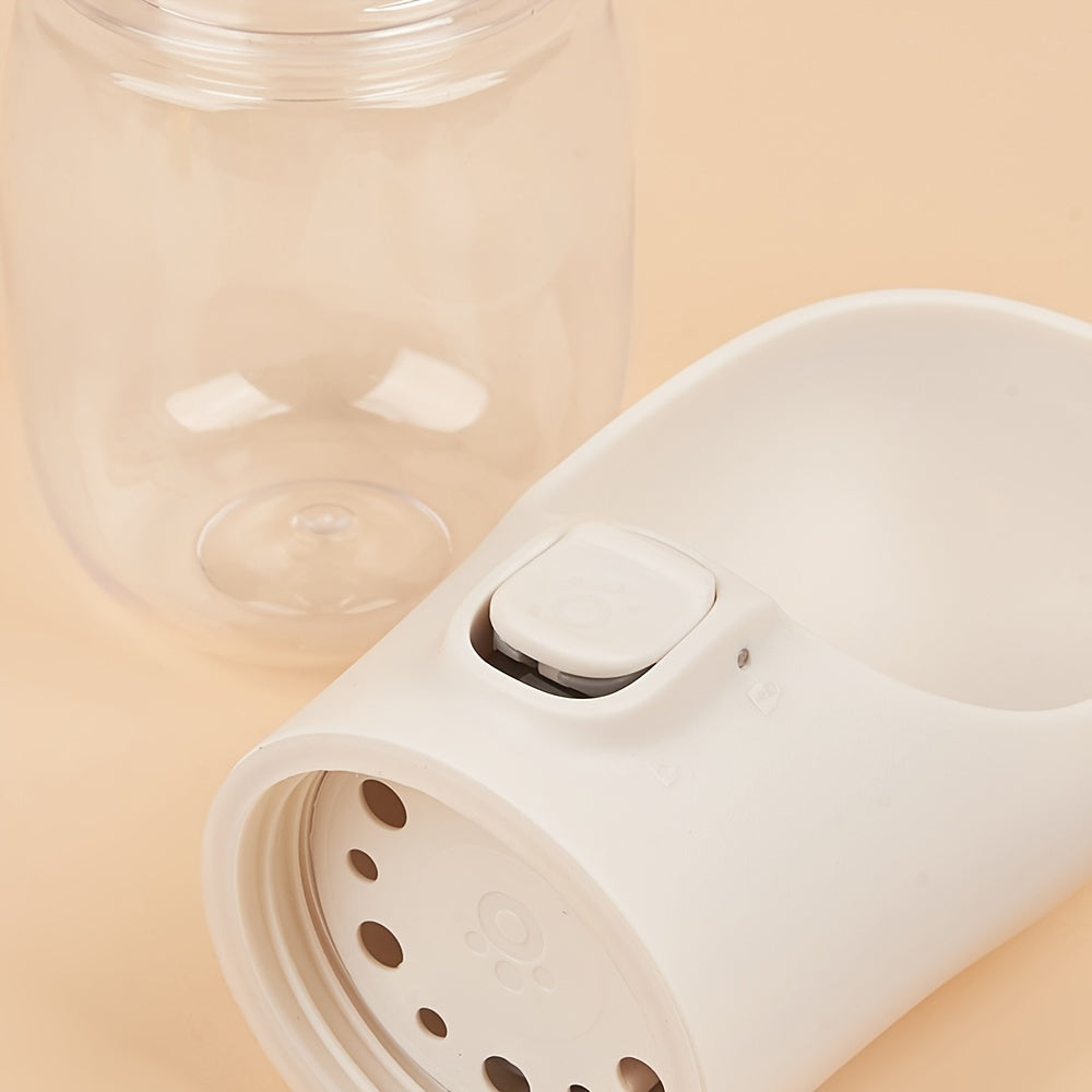 Leak-Proof Pet Water Bottle with Wrist Strap for Dogs and Cats - Perfect for Outdoor Adventures