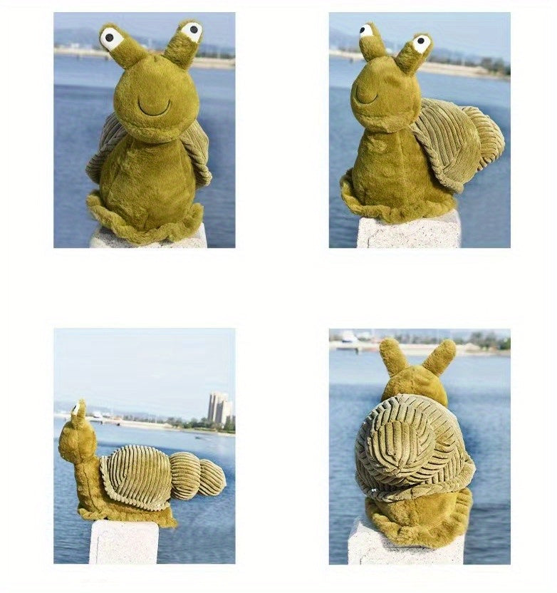 Creative Cartoon Cute Snail Plush Toy, 27.94cm Soft Snail Plush Doll
