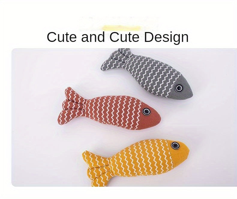 Cat Toy: Realistic Durable Plush Pillows Kitten Toy For Indoor & Outdoor Pet Teeth Grinding!