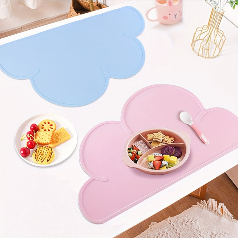 Kids Placemats, Silicone Baby Placemats for Kids Toddler Children Reusable Non-Slip Table Mats, Baby Food Mats for Restaurant