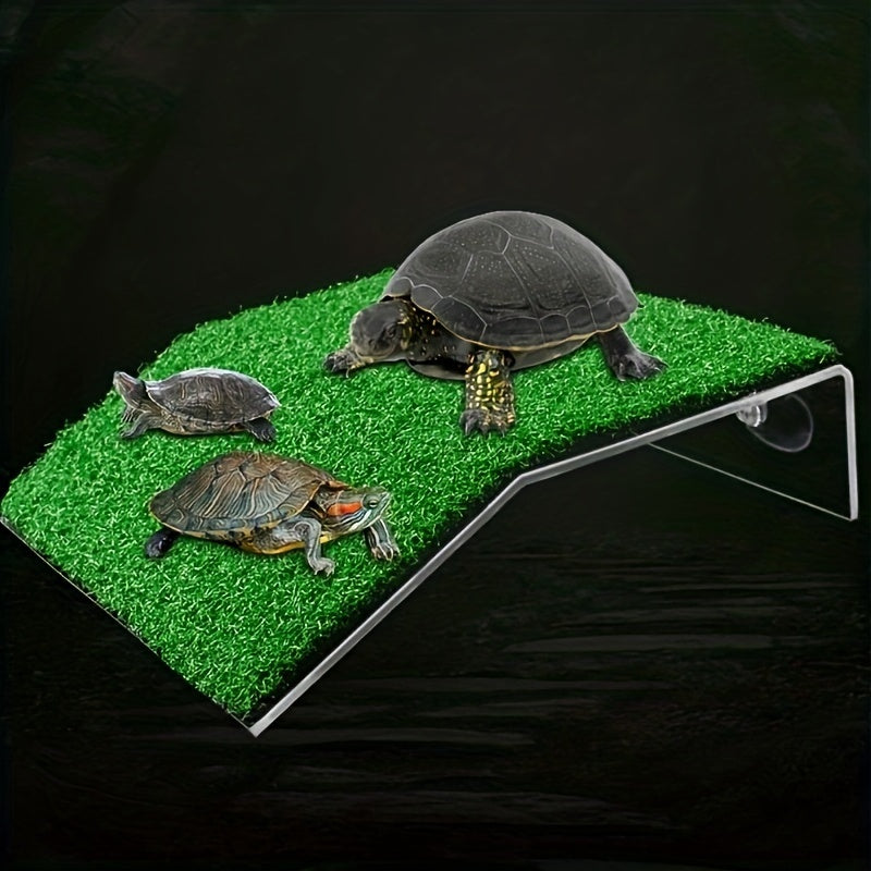 Turtle Basking Drying Resting Platform, Suction Cup Climbing Ladder, Fish Tank Decoration