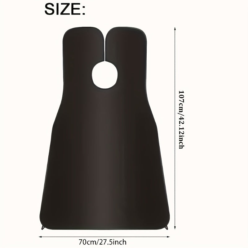 Men's Shaving Apron Beard Catcher Cape Grooming Bib Facial Hair Removal Adult Bib Razor Cleaning