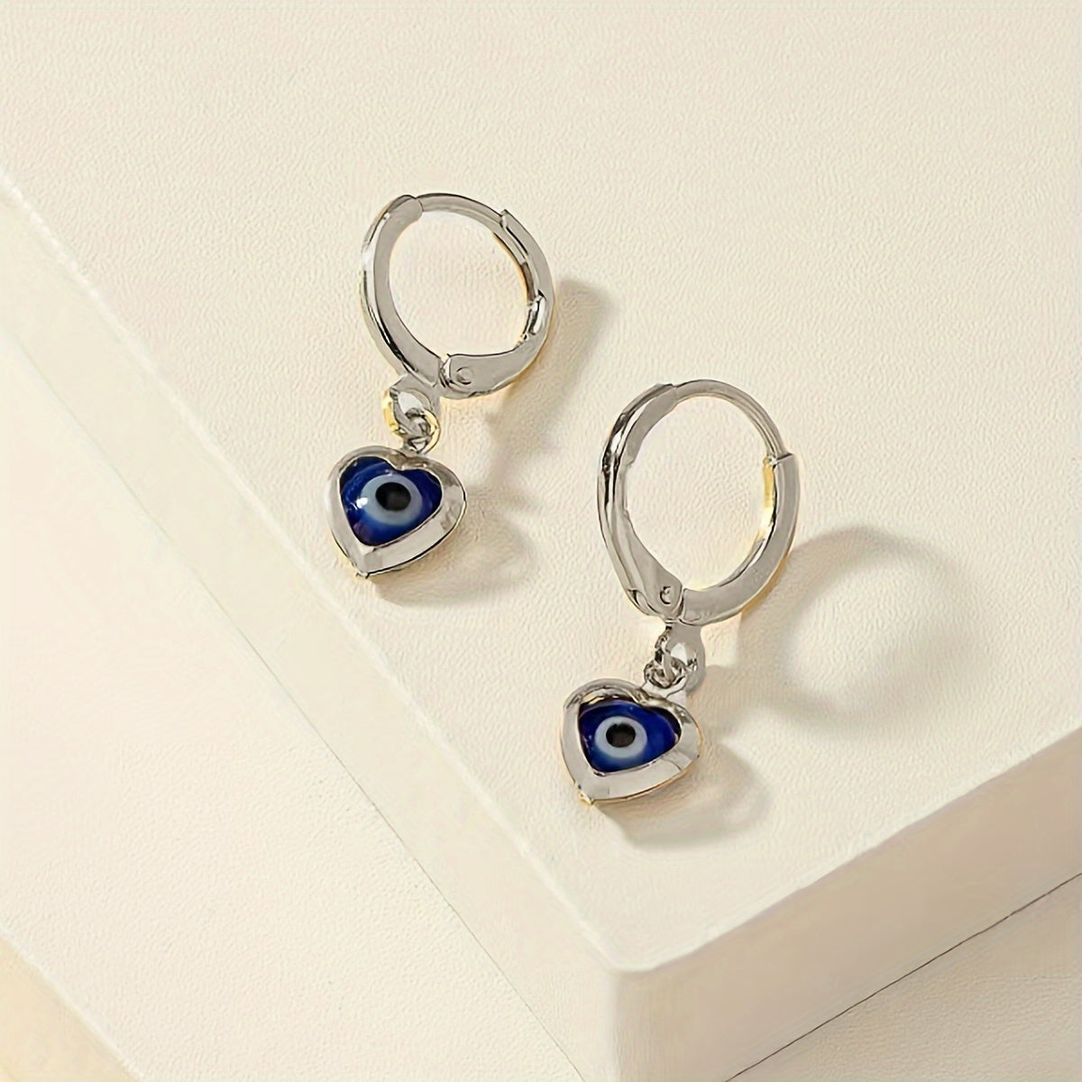 Devils Eye Dangle Earrings - Whimsical Cartoon Character Design, Durable Plated Jewelry Construction, Dangle Earrings with Hypnotic Movement - Irresistibly Cute and Quirky, Creatively Designed for Fashion-Forward Women, Uniqu