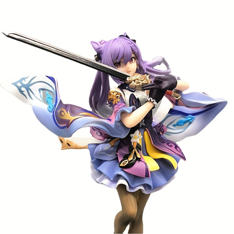 Anime Character Model Figurine, Detachable Sword, Movie Anime Model Ornament, Desktop Party Decoration Ornament, Holiday Gift