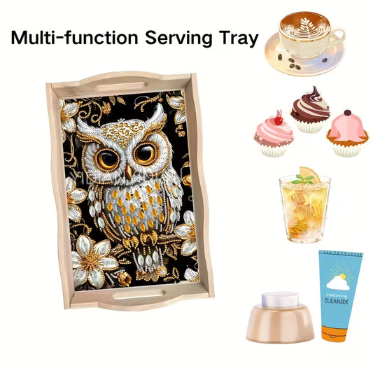 Owl Diamond Painting Tray