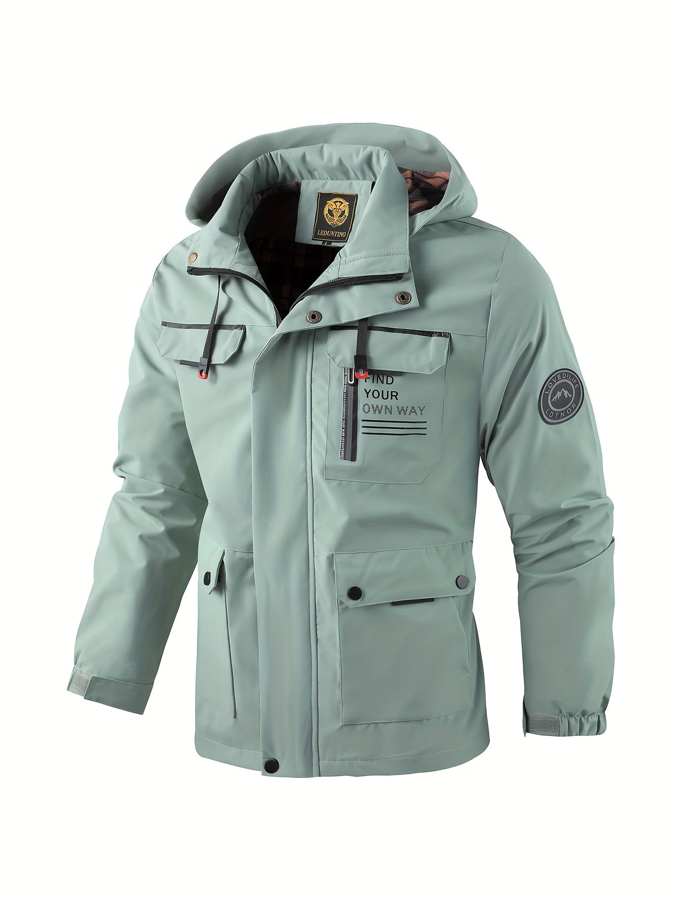 Spring and Summer Men's Fashion Casual Windbreaker Pilot Jacket Outdoor Sports Jacket