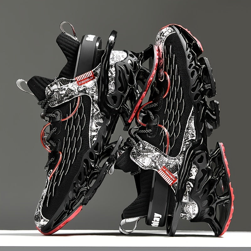 Men'S Casual Sports Shoes, Luxurious Tennis Trainers, Breathable Fashion Loafers, And Lightweight Running Shoes with Shock-Absorbing Features.
