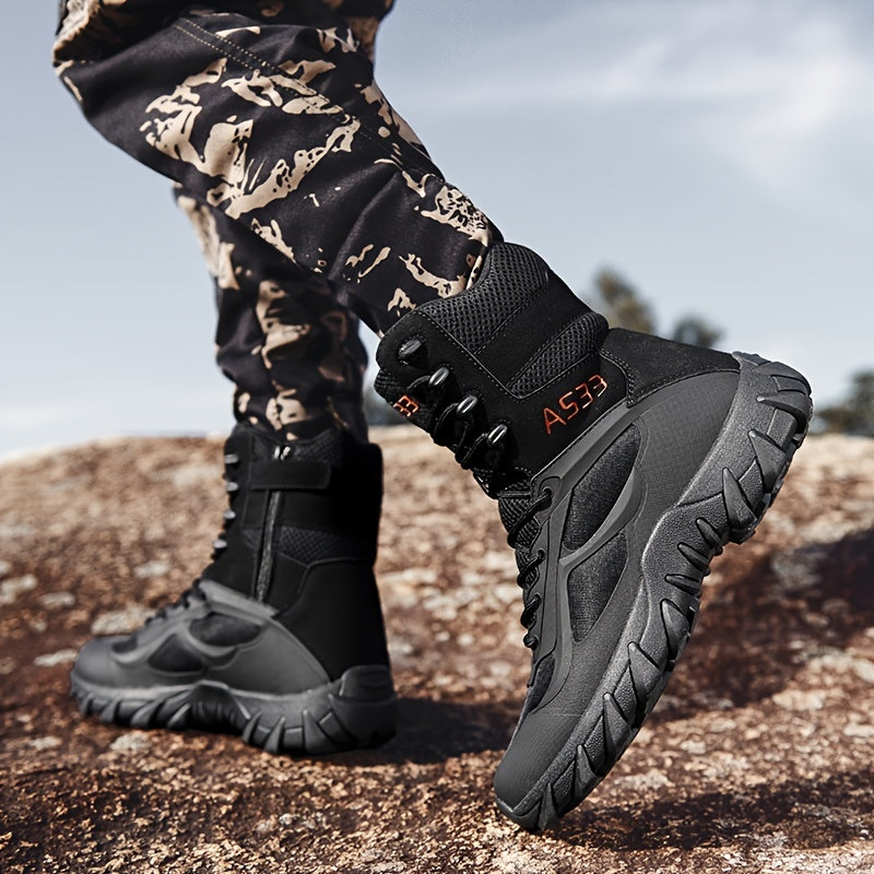 High-Top Jungle Combat Boots Cross-Border Delta Hiking Shoes Camping Desert Boots Men's Boots