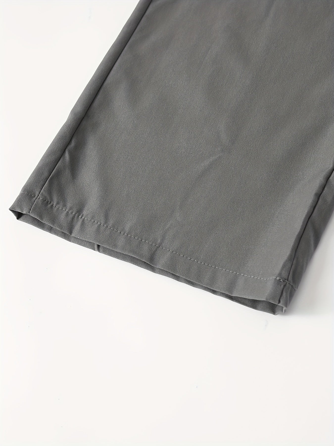 Solid Color Flap Pockets Straight Legs Trouser, High Waist Casual Wide Legs Cargo Pants, Women's Sweatpants