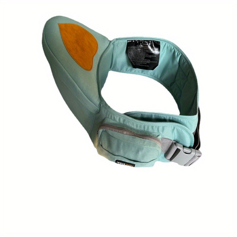 1-in-1 Baby Carrier Waist & Toodler Hip Seat with Ergonomic - Soft Comfortable Carrier Sling with Storage Pocket, Secure Belt System, Multi-Color Options (Pink/Grey/Green/Blue) - Ideal for,,, Travel & Daily Use - Baby Carrier