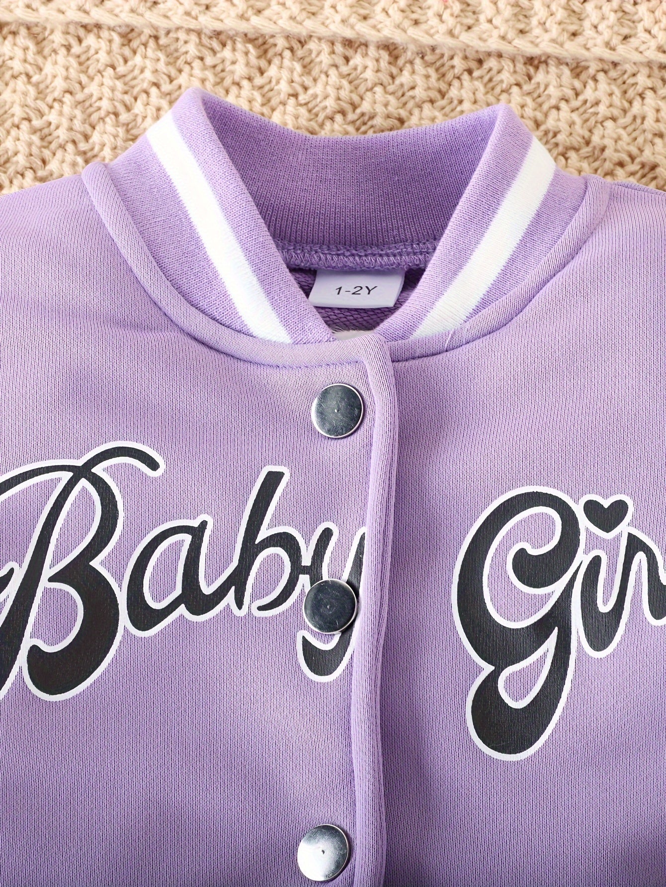 Preppy Style Girls 2pcs BABY GIRL Print Baseball Jacket + Pleated Skirt Outdoor Set For Party Sports Gift