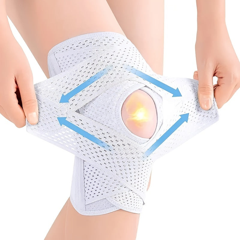 1pc for sports Knee Sleeve - Breathable, Elastic, and Durable Knee Brace for Men & Women, Ideal for Running, Outdoor Activities, and for sports, Hand Wash Only, No Power Needed