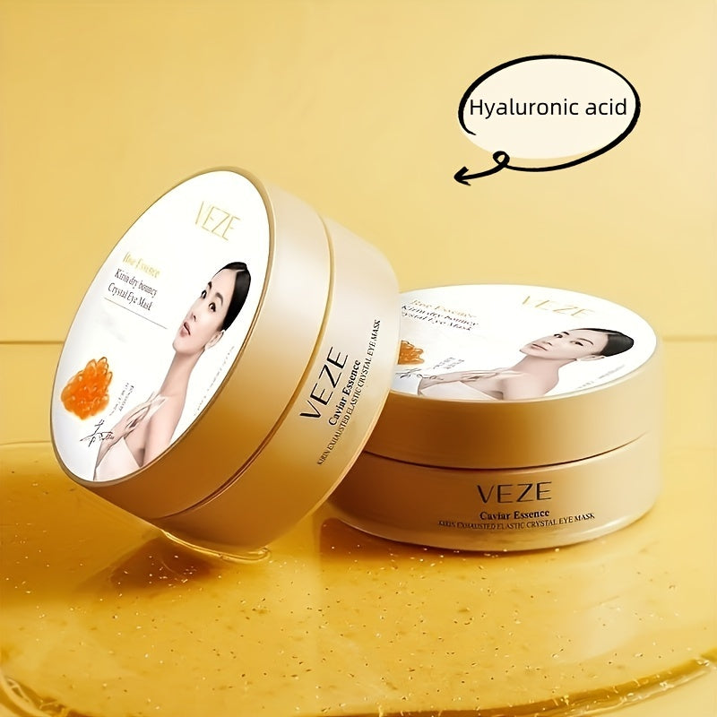 60pcs Caviar Eye Mask, Moisturizing Eye Patches, Lifting Firming Under Eye Skin, Smoothes Wrinkles