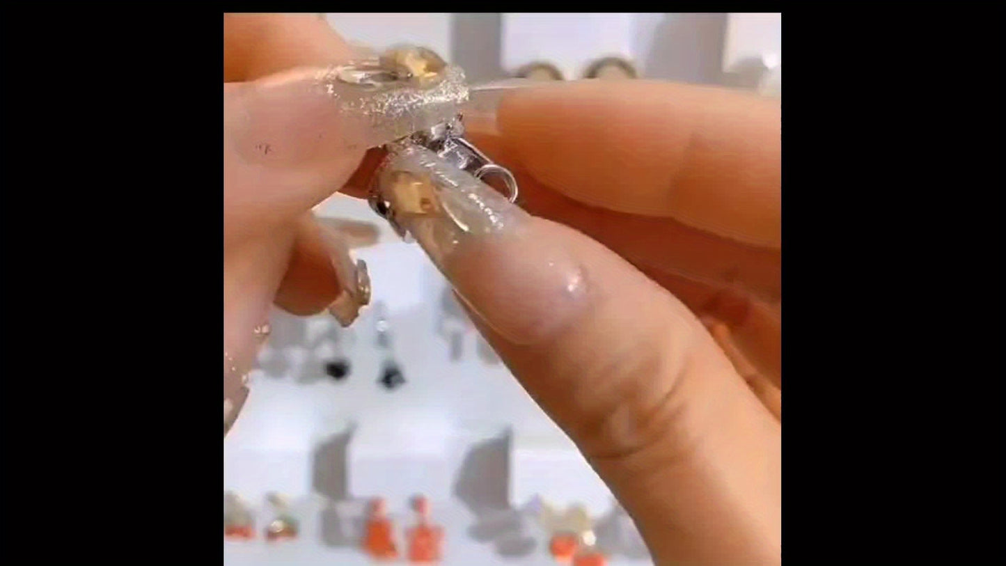 1pc of European and American Fashion Personality Synthetic Zirconia Copper Ear Bone Clip