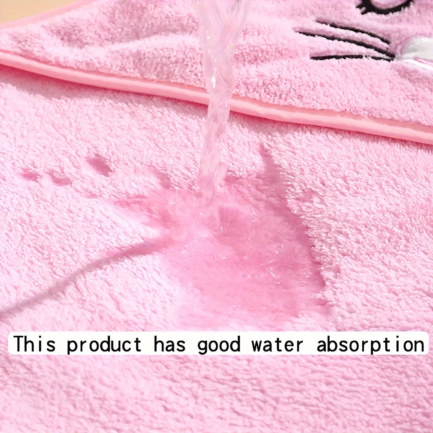 1pc Soft Cartoon Animal Baby Bath Towel, Bathrobe, For Newborn Baby, Skin Friendly Blanket, Christmas Halloween Gift